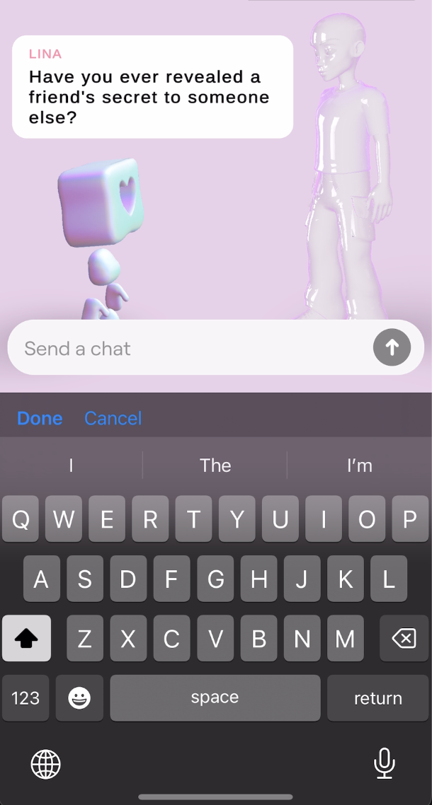 Personality AI chat