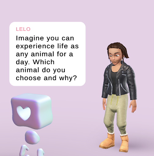 Personality AI chat with avatar