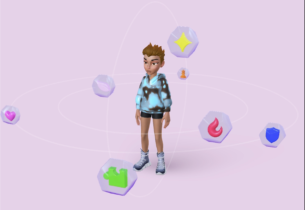 Personality AI traits orbit