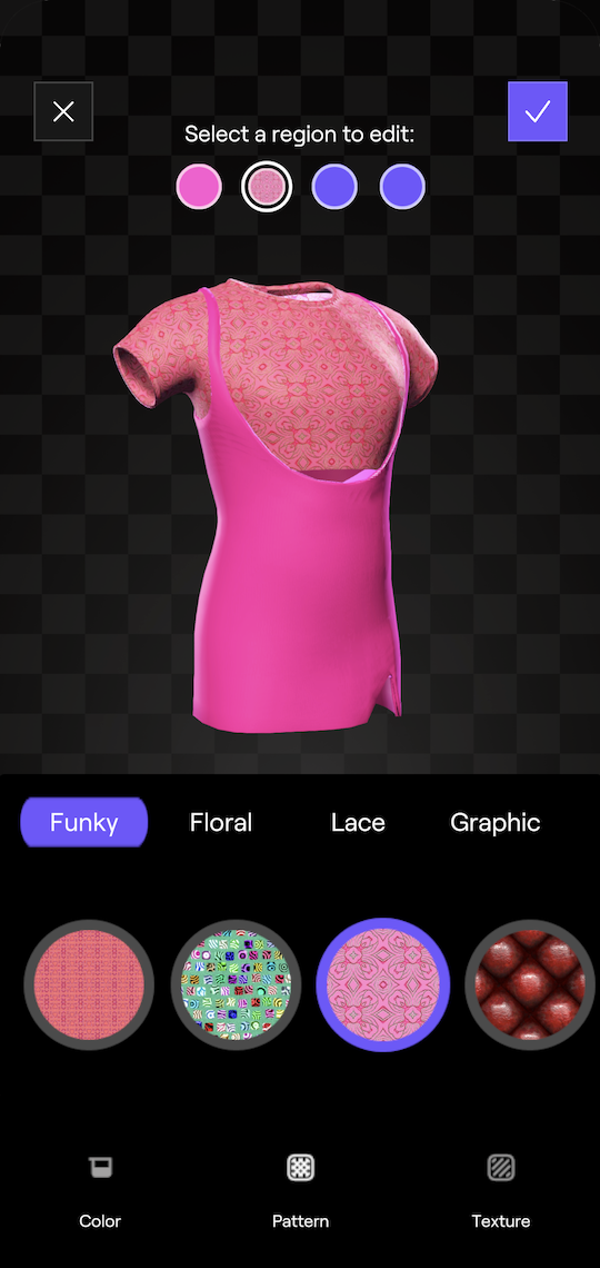 Cut n Mix tool example